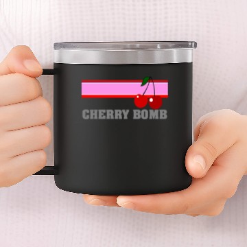 Discover CHERRY BOMB 14oz Stainless Steel Tumblers