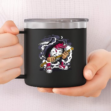 Discover Comic funny Your Time Will Come grim reaper 14oz Stainless Steel Tumblers