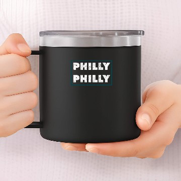 Discover Philly Philly Funny Vintage Graphic 14oz Stainless Steel Tumblers
