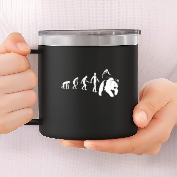 Discover Evolution of Putin & Bear 14oz Stainless Steel Tumblers