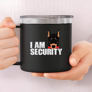 Discover I am security 3D 14oz Stainless Steel Tumblers