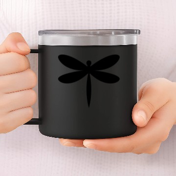 Discover Dragonfly insect gift idea 14oz Stainless Steel Tumblers