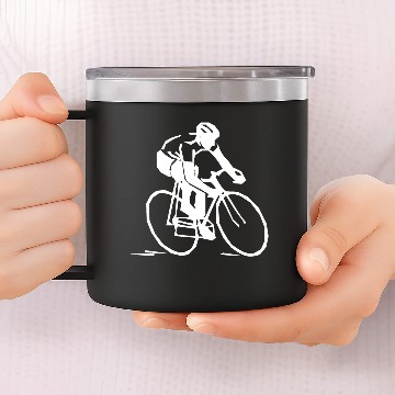 Discover Bike Life 14oz Stainless Steel Tumblers