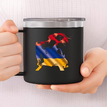 Discover Armenia 14oz Stainless Steel Tumblers
