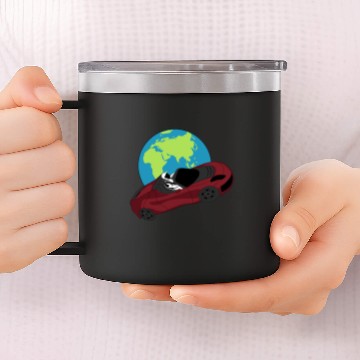 Discover Tesla in Space – SpaceX Inspired Design 14oz Stainless Steel Tumblers