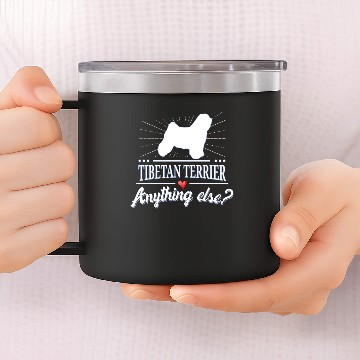 Discover Tibetan Terrier 14oz Stainless Steel Tumblers