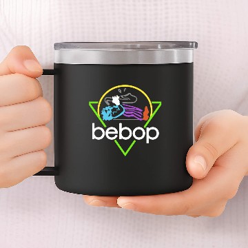 Discover bebop sacxophone music 14oz Stainless Steel Tumblers