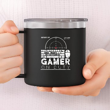 Discover Do not Disturb Gamer Gift 14oz Stainless Steel Tumblers