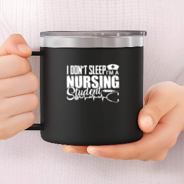 Discover I'm A Nursing Student 14oz Stainless Steel Tumblers
