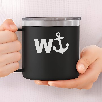 Discover W Anchor 14oz Stainless Steel Tumblers