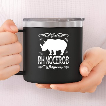 Discover The Rhinoceros Whisperer 14oz Stainless Steel Tumblers