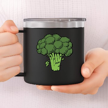 Discover Broccoli / Vegetable 14oz Stainless Steel Tumblers