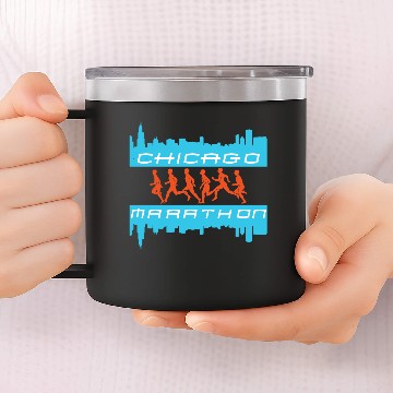 Discover chicago marathon 5 14oz Stainless Steel Tumblers