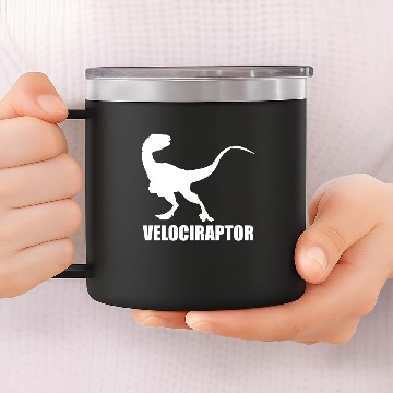 Discover Velociraptor 14oz Stainless Steel Tumblers