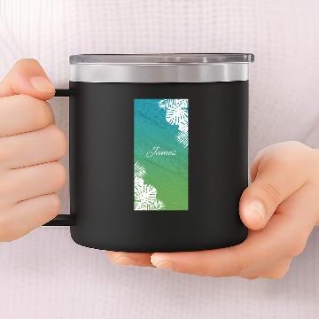 Discover Tropical James 14oz Stainless Steel Tumblers