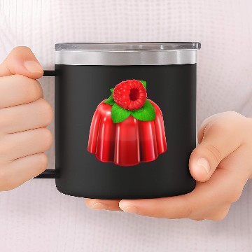 Discover jelly with raspberry 14oz Stainless Steel Tumblers