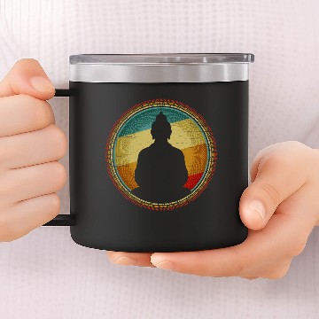 Discover Vintage Buddha 14oz Stainless Steel Tumblers