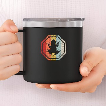 Discover Frog toad gift idea present 14oz Stainless Steel Tumblers