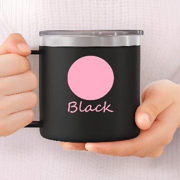 Discover Wrong Black Pink 14oz Stainless Steel Tumblers