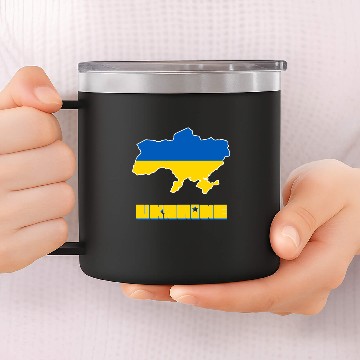 Discover Ukraine 14oz Stainless Steel Tumblers