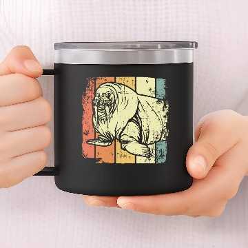 Discover Walrus Arctic animal 14oz Stainless Steel Tumblers