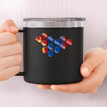 Discover Mongolia 14oz Stainless Steel Tumblers