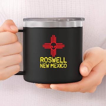 Discover Roswell New Mexico 14oz Stainless Steel Tumblers