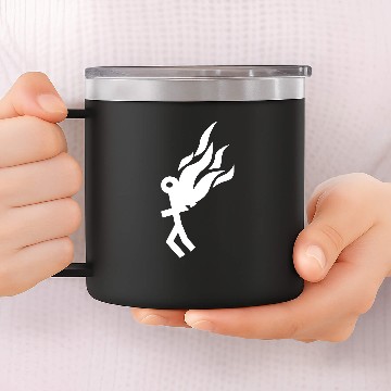 Discover Burning Man 14oz Stainless Steel Tumblers
