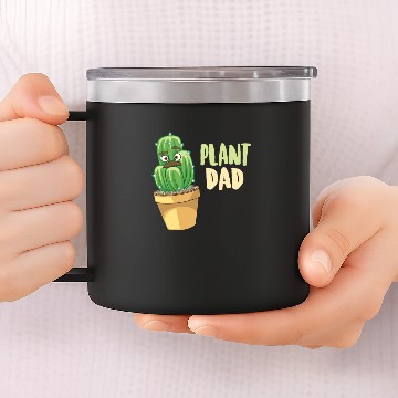Discover Cool PLANTS 14oz Stainless Steel Tumblers: Plant Dad