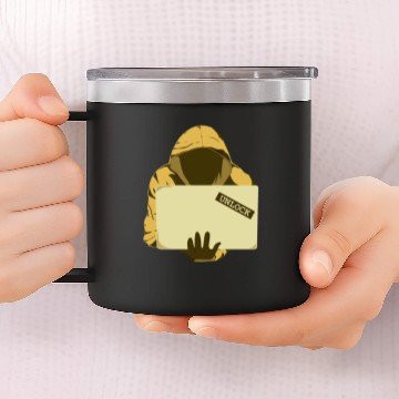 Discover Underground Vendetta hacker 14oz Stainless Steel Tumblers