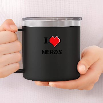 Discover I love nerds 14oz Stainless Steel Tumblers