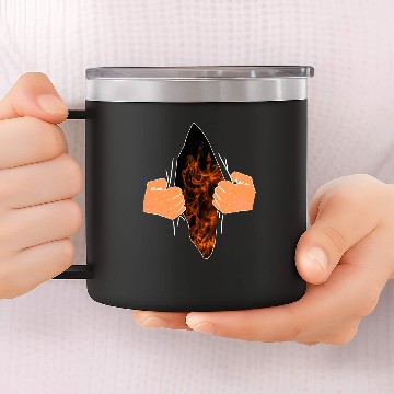 Discover fire brigade Design gift 14oz Stainless Steel Tumblers