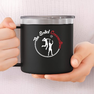 Discover Volleyball Solid connection 14oz Stainless Steel Tumblers