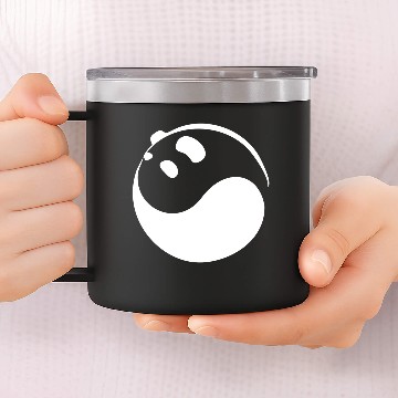Discover Tai chi panda funny 14oz Stainless Steel Tumblers