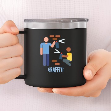 Discover Graphite - Hobby Graphite - Freizeit 14oz Stainless Steel Tumblers