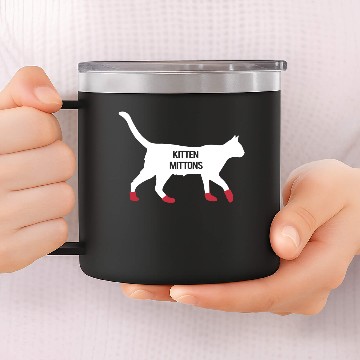 Discover Danny devito - charlie's kitten mittons funny 14oz Stainless Steel Tumblers