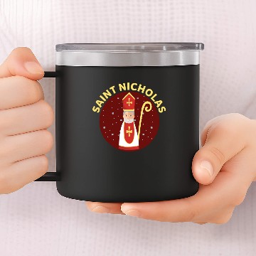 Discover Saint Nicholas 14oz Stainless Steel Tumblers
