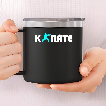 Discover Karate 14oz Stainless Steel Tumblers