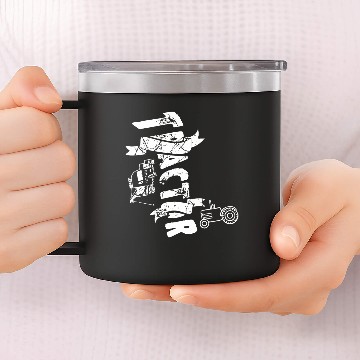 Discover tractor pulling 14oz Stainless Steel Tumblers