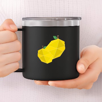 Discover Making Origami Mango Fruit Fruit 14oz Stainless Steel Tumblers