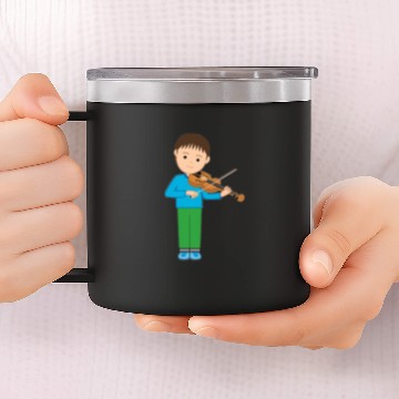 Discover Children violin 14oz Stainless Steel Tumblers