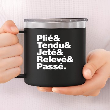 Discover Ballet Dance Movements 14oz Stainless Steel Tumblers