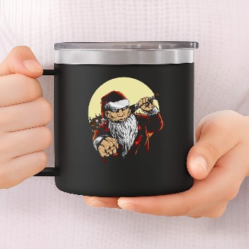 Discover bad santa 14oz Stainless Steel Tumblers