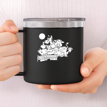 Discover Farm Animals Gift 14oz Stainless Steel Tumblers