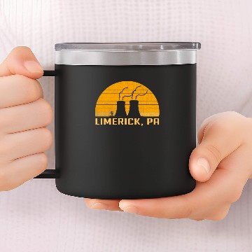 Discover Retro Limerick Pennsylvania 14oz Stainless Steel Tumblers