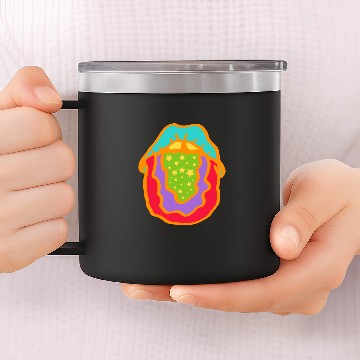 Discover Psychedelic Tongue 14oz Stainless Steel Tumblers