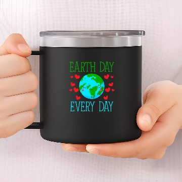 Discover Earth Day Every Day 14oz Stainless Steel Tumblers
