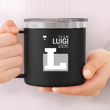 Discover Name Luigi 14oz Stainless Steel Tumblers