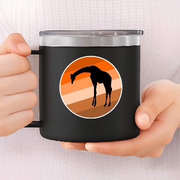 Discover Giraffe 14oz Stainless Steel Tumblers