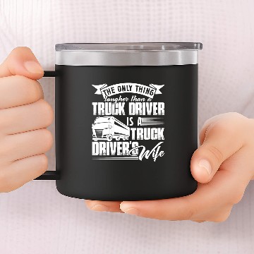 Discover Truck Driver 14oz Stainless Steel Tumblers